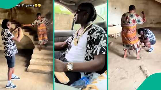 "So emotional": Mother bursts into tears as son returns home after 11 years abroad, clip trends