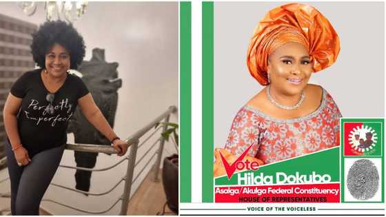 Hilda Dokubo shares campaign poster as she contests for House of Reps seat under Labour Party