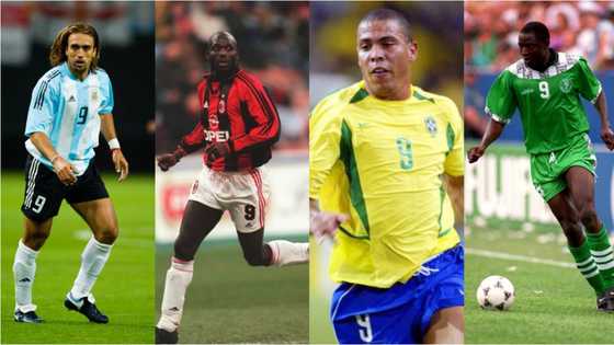 Yekini missing as Ronaldo, Weah, Batistuta, Drogba named in all-time best 'Number 9' strikers in football