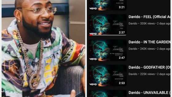 Davido earns millions from youtube in two days as 'timeless' album crosses over 4m views