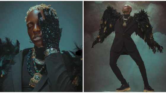 Celebrity birthday: BBNaija star Hermes marks new age with Tiannah-styled 'black hawk' look in new photos