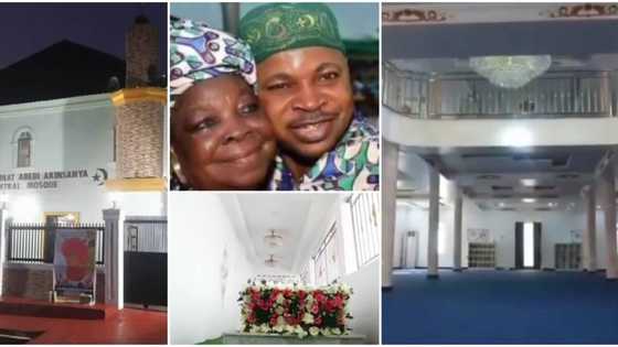 Inside gigantic mosque MC Oluomo built in honour of late mother Alhaja Sinatu Abebi Akinsanya