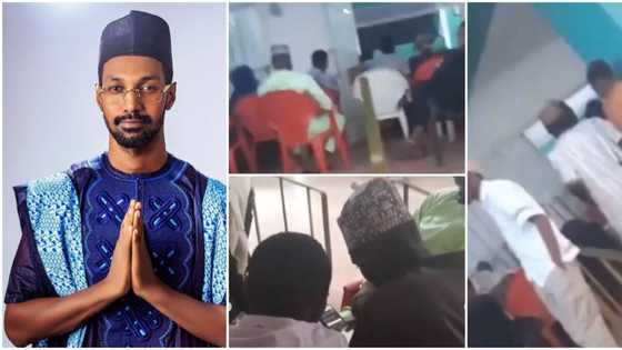 BBNaija: Yousef’s fans remind many of general elections as they fill up voting center to save housemate