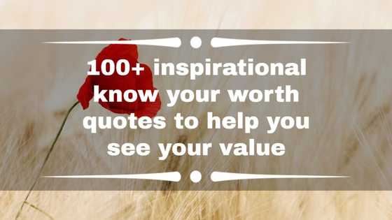 100+ inspirational know your worth quotes to help you see your value