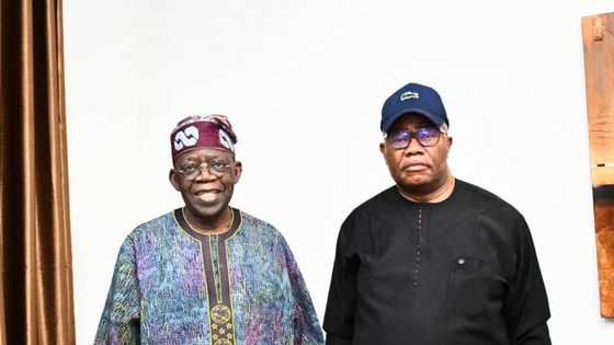 Nigerians react as Godswill Akpabio visits Tinubu in Abuja