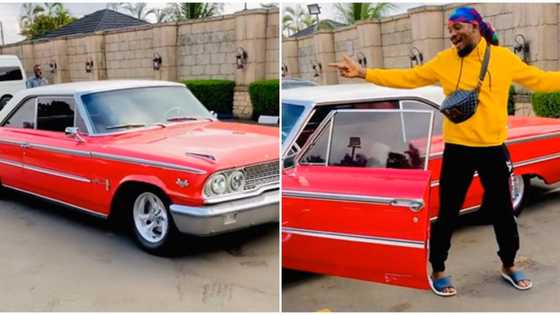 Actor Junior Pope joins list of vintage car owners, shares video of his new whip