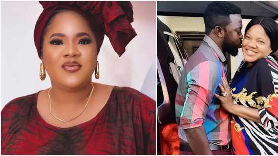 Thank you for loving me devotedly - Toyin Abraham gushes over husband as he celebrates birthday (photo)