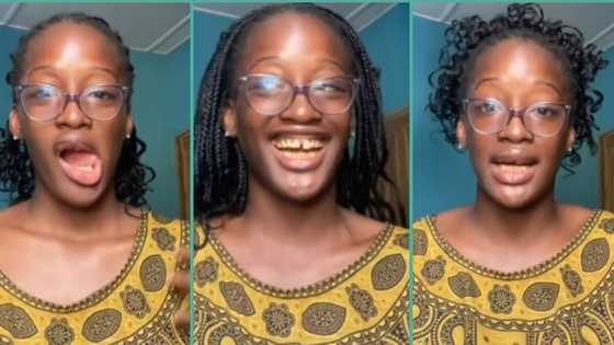 "I inherited it from my mother": Lady displays her brown teeth on TikTok, video stirs reactions