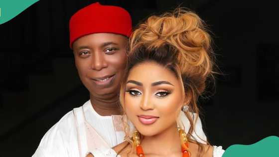 "It is good to have a wife around": Adorable moment Ned Nwoko praised Regina publicly, she blushed