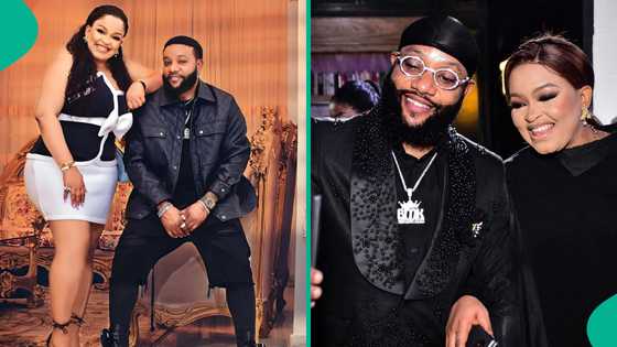 Kcee, wife mark 15th wedding anniversary, share romantic photo, love note, fans gush: “Thank you”