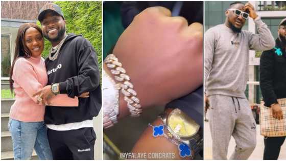 Davido splurges millions as he gifts his cousin and Zlatan's lawyer expensive bracelets after O2 show