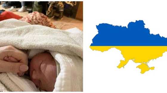 Ukrainian mum who delivered baby on the night of Russian invasion says she heard explosions during labour
