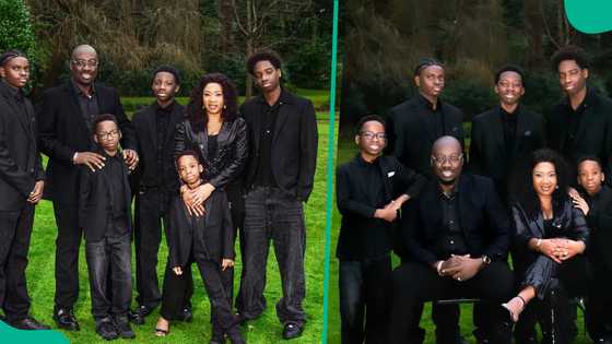 Obi Cubana shares lovely family photos ahead of 50th birthday, fans react: "congratulations to you"