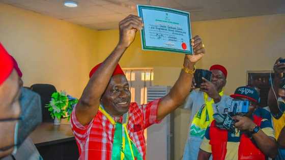 BREAKING: INEC presents Certificate of Return to Charles Soludo days after winning Anambra governorship election