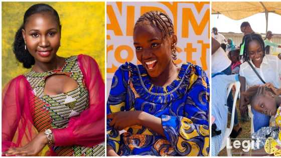 Humanitarian gives young girls makeover at IDP camp, washes and styles their hair