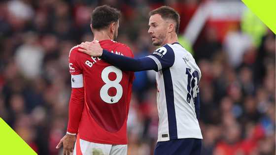 What James Maddison reportedly told Bruno Fernandes after controversial red card