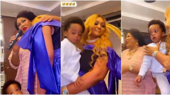 "You made me a millionaire": Regina Daniels’ mom gushes about daughter in emotional video at event, fans react