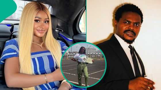 Blord's wife's celebratory post about her NYSC journey before he was remanded draws reactions