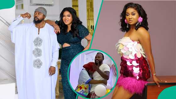 Toyin Abraham's hubby faces backlash over birthday video to celebrate colleague: “To suggestive"