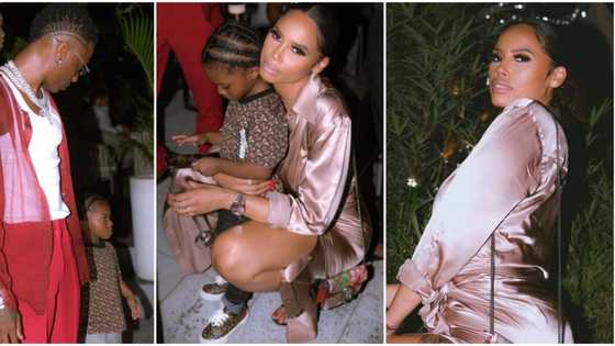 Jada has taken over - Fans say as Wizkid steps out with baby mama, 3rd son Zion for new year (photos)