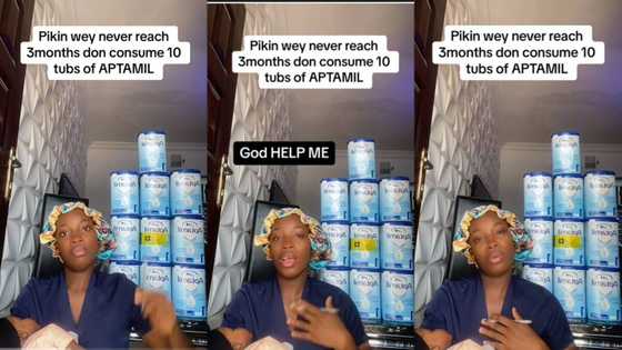 “It is not easy for parents”: Mother shows 10 empty tins of milk her 3-month-old baby finished