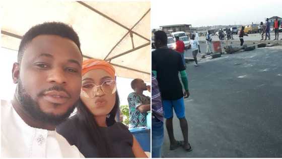 Lagos residents on rampage as police shot dead football fan, lover mourns deceased on social media