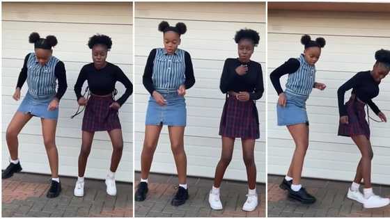 Vibes unlimited: 2 teens with natural hair show off uniform dance steps, cute video goes viral