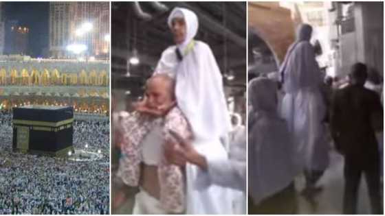 Hajjin bana: Yadda wani Mutumi ya zagaye Ka’aba dauke da mahaifiyarsa a wuyarsa