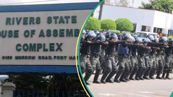 JUST IN: Tension as Police take over Rivers house of assembly quarters