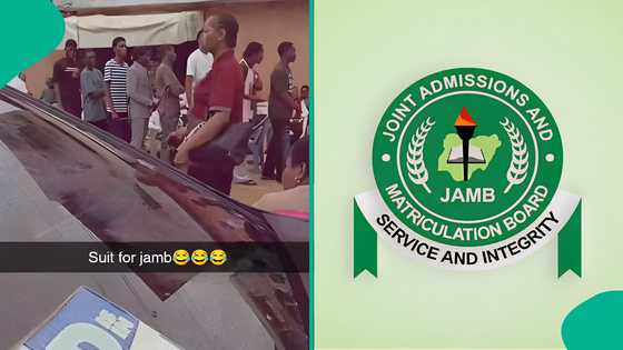 UTME 2026: Boy's unexpected outfit to venue of examination grabs people's attention, video trends