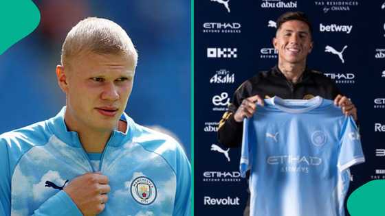 Erling Haaland sends cheeky message to Enzo Fernandez after £125m Man City transfer