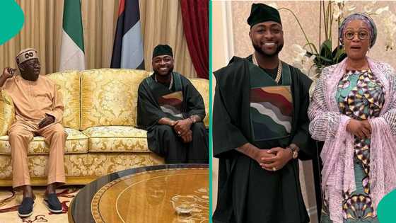 Davido shares fun moments with Tinubu, First Lady during Adelekes' visit to president in Lagos