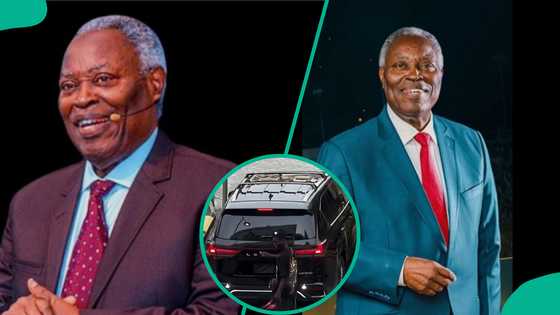 Pastor Kumuyi's 2025 Lexus (LX) 600 Fsport surfaces, elicits reactions: "He said tech na devil work"