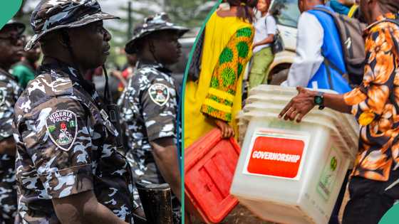 Osun Election: Panic as suspected uniformed policemen seize voting materials