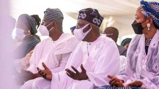 Photos emerge as Tinubu holds special prayer marking 70th birthday hours before cancelling 13th colloquium