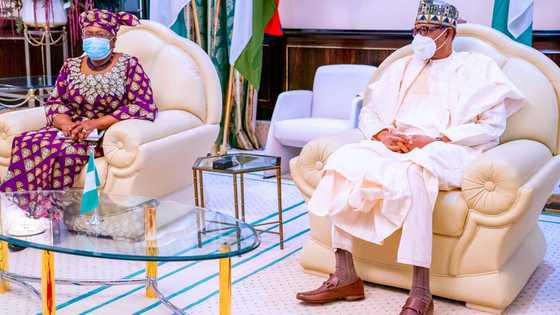 Yanzu nan: Buhari ya karbi bakuncin sabuwar Shugabar WTO, Dr. Okonjo-Iweala