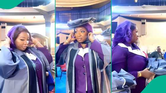 Nollywood actress Anita Joseph bags doctorate degree, brags about new title, clip trends: "Congrats"