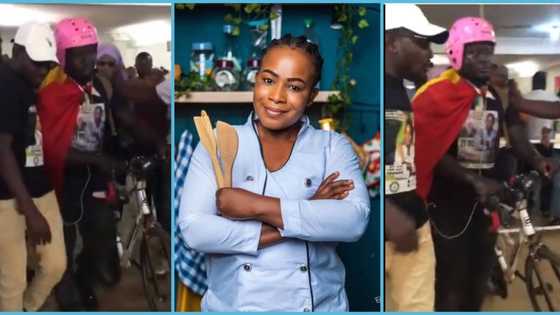 Faila cook-a-thon: Cyclist who rode from Ashaiman to Tamale finally meets chef