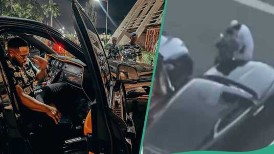 Video of angry Kiddwaya bashing some men for sitting on his Royce Rolls goes viral, fans react