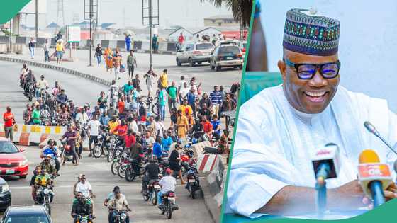 "We will be here eating": Akpabio makes cryptic comment about hunger protest