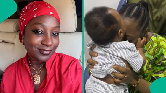 Lovely moment Pastor Paul Enenche’s wife bonds with grandson, many get emotional