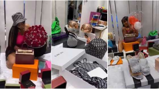 Fendi earrings, bags, shoes: BBNaija's Mercy Eke shows off amazing gifts she got on her birthday in cute video