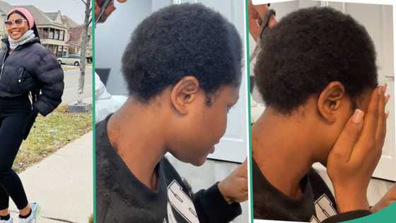 "Braiding is too expensive": Canada-based lady cuts her hair, goes on lowcut