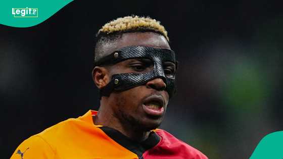 Victor Osimhen shows off $330,000 diamond mask pendant after WCQ against Zimbabwe, Video