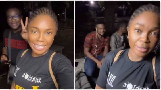 Nigeria Decides 2023: Omoni Oboli arrives polling unit at 6am, says it’s a sin to have PVC and stay at home