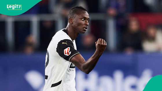 Super Eagles forward shines in Spain, wins prestigious award after Nigeria’s WCQ performance
