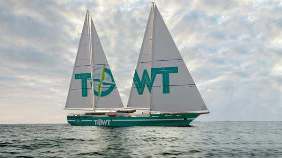 Eco-friendly French cargo ship revives sail power