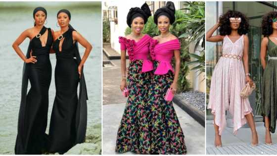 Nigerian fashion:10 impressive times stylish twin sisters wowed fans with matching looks