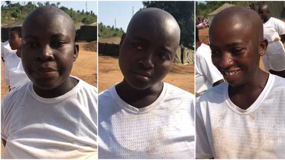 "Someone's girlfriend": Ladies in military camp shave hair as they train to be soldiers, video emerges