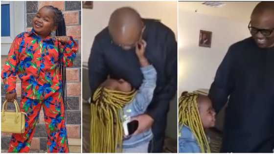 "You wan kiss am?" Funny video of actress Ebube Obi & Peter Obi stirs reactions, she tries to touch his face